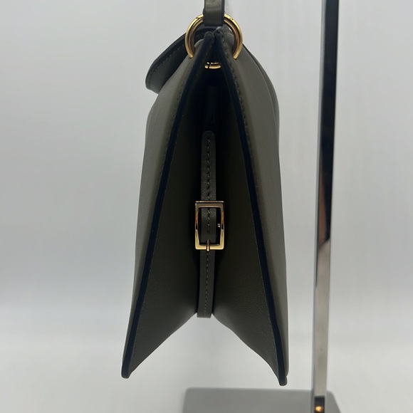 Wandler Penelope Leather Shoulder Bag Deep Olive - Picture 6 of 16